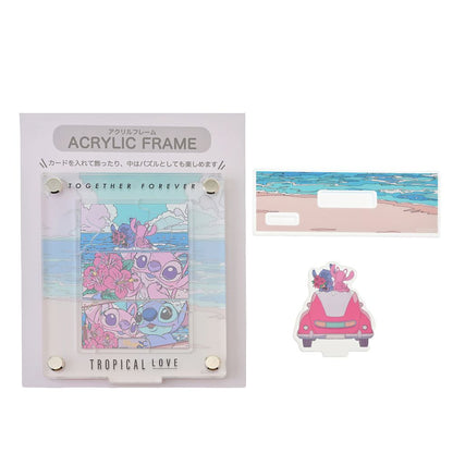 Disney Stitch & Angel Acrylic Frame Puzzle Stand 4550586436985