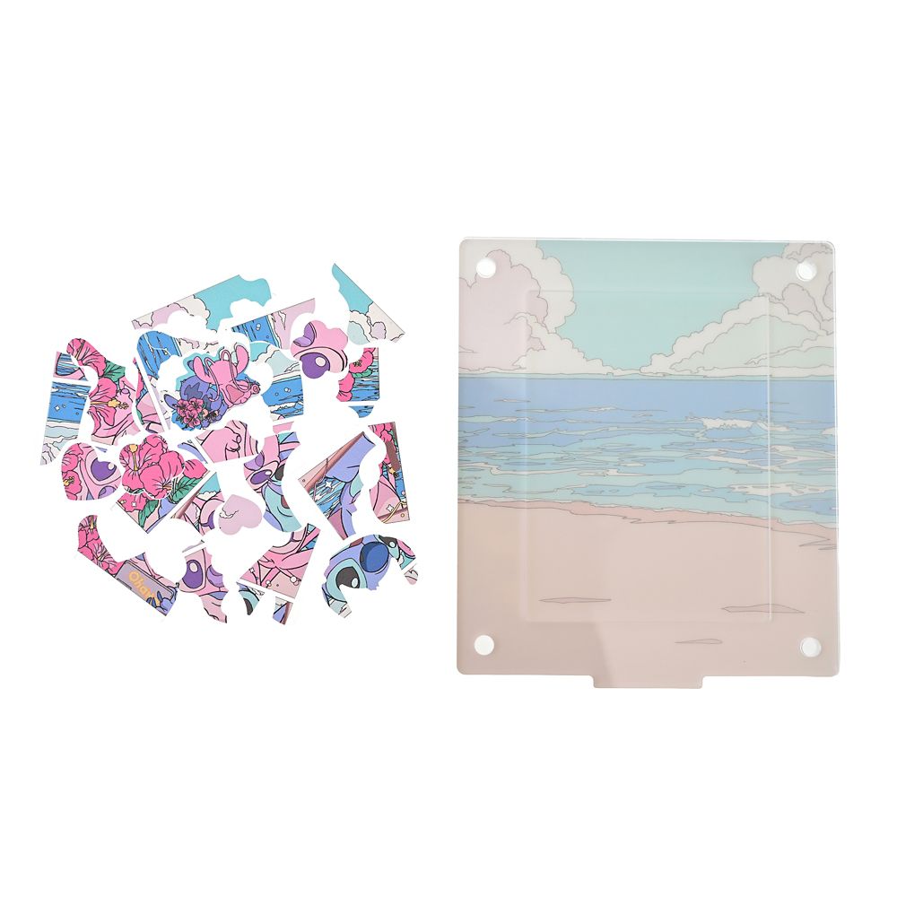 Disney Stitch & Angel Acrylic Frame Puzzle Stand 4550586436985