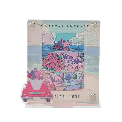 Disney Stitch & Angel Acrylic Frame Puzzle Stand 4550586436985
