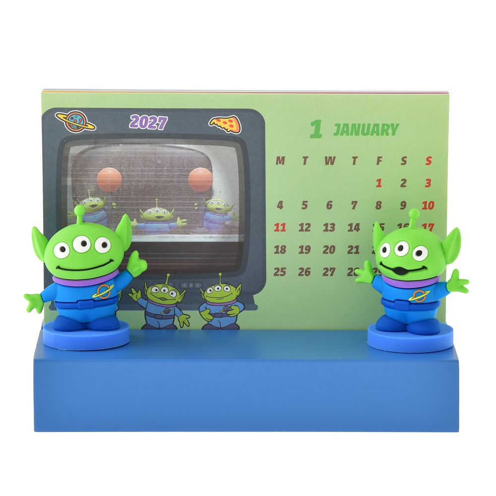 Disney Toy Story Desk Calendar With Figure 2027 4550586458482