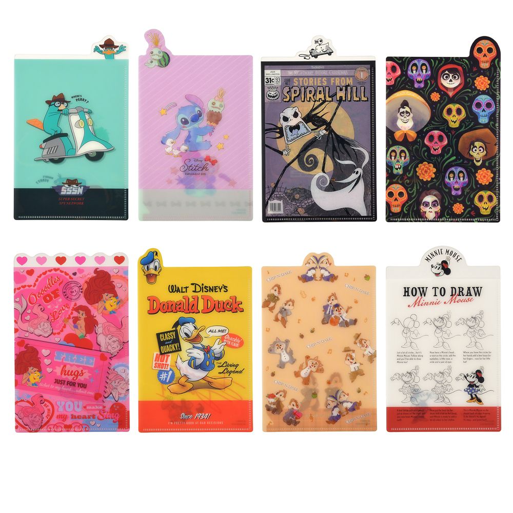 Disney Characters Secret Pencil Board With Pocket 4550586556652
