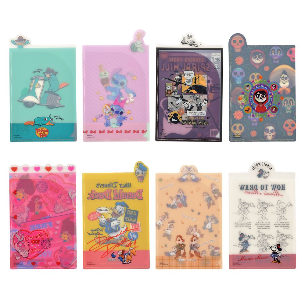 Disney Characters Secret Pencil Board With Pocket 4550586556652