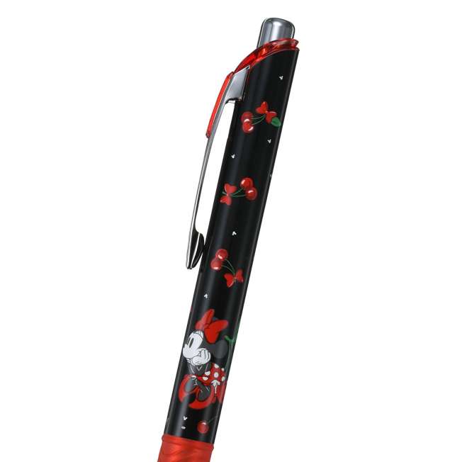 Minnie Energel 0.5 Gel Ink Ballpoint Pen (Cherry) - Disney Store Japan