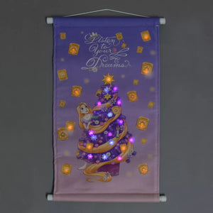 Rapunzel & Pascal LED Tapestry- Disney Store Japan
