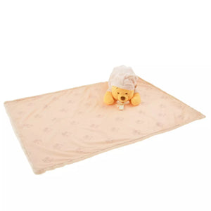 Disney Pooh Plush Toy Blanket - Disney Store Japan Winter Edition