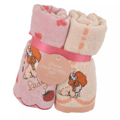 Lady Face Towel Set- Disney Strawberry Collection