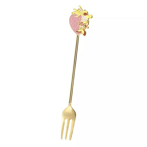 Minnie Stainless Fork - Disney Strawberry Collection