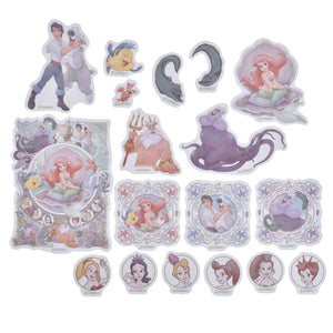 The Little Mermaid Stickers in a Box (18 pcs) - Disney Store Japan