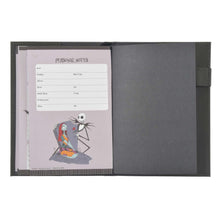 قم بتحميل الصورة في عارض الصور، The Nightmare Before Christmas 2025 Schedule Book Leather CoverB6 - Disney Store Japan