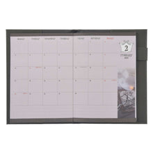 قم بتحميل الصورة في عارض الصور، The Nightmare Before Christmas 2025 Schedule Book Leather CoverB6 - Disney Store Japan