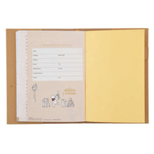 قم بتحميل الصورة في عارض الصور، Winnie The Pooh 2025 Schedule Book Leather CoverB6 - Disney Store Japan