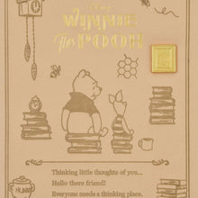 قم بتحميل الصورة في عارض الصور، Winnie The Pooh 2025 Schedule Book Leather CoverB6 - Disney Store Japan