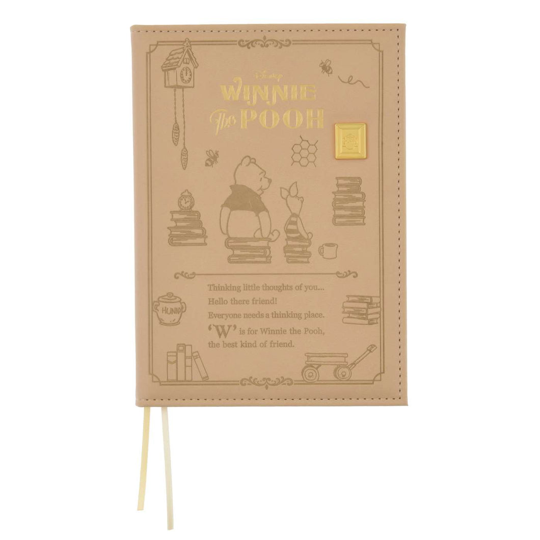 Winnie The Pooh 2025 Schedule Book Leather CoverB6 - Disney Store Japan