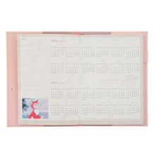 قم بتحميل الصورة في عارض الصور، Disney Characters 2025 Schedule Book Leather CoverB6 - Disney Store Japan