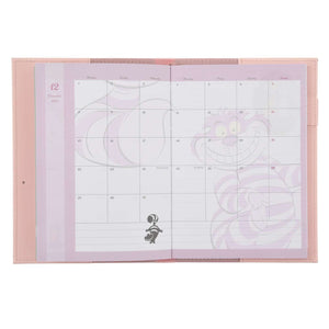 Disney Characters 2025 Schedule Book Leather CoverB6 - Disney Store Japan