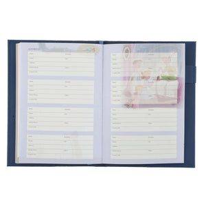 Disney Characters 2025 Schedule Book Leather CoverB6 - Disney Store Japan