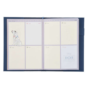 Disney Characters 2025 Schedule Book Leather CoverB6 - Disney Store Japan