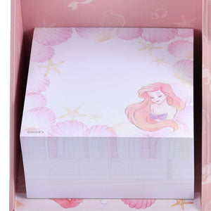 Ariel Sticky Notes & Memo Pad with Pen Stand- Disney Store Japan