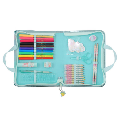 Disney Ariel & Flounder Kids' Flap Bag Stationery Set 4550586897588