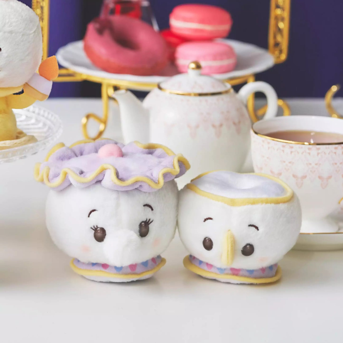 Mrs. Potts Plush Toy Urupocha-chan Beauty and the Beast- Disney Store Japan