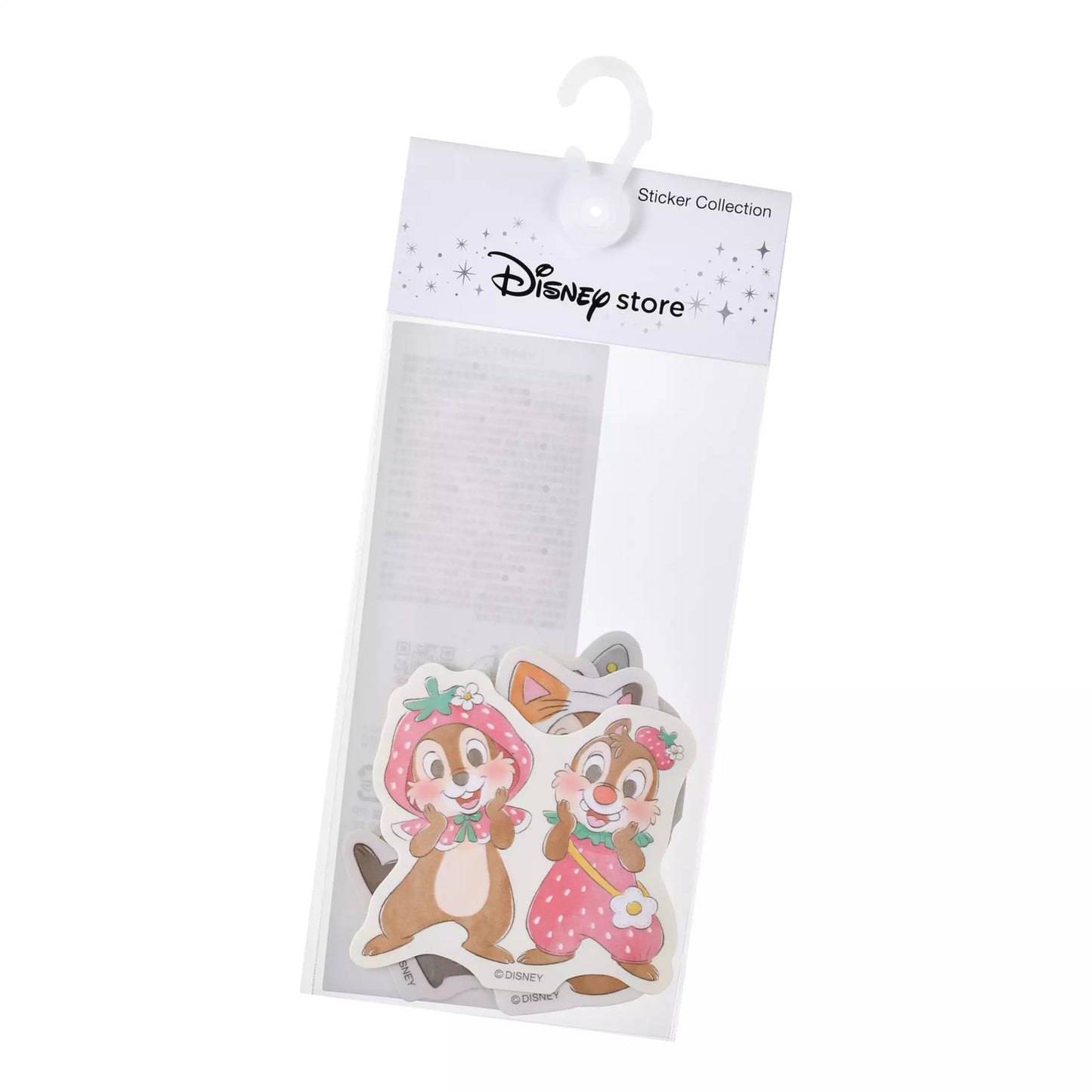 Chip & Dale Stickers Die-cut Costume Sticker Collection -Disney Store Japan