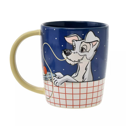 Lady and the Tramp Mug and Spoon Set Spaghetti Meatballs - Disney Store Japan