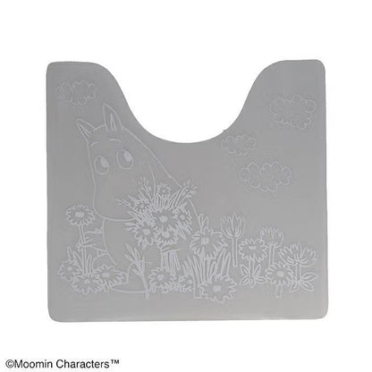Moomin Clear Weather Toilet Mat PVC 55x60cm Transparent
