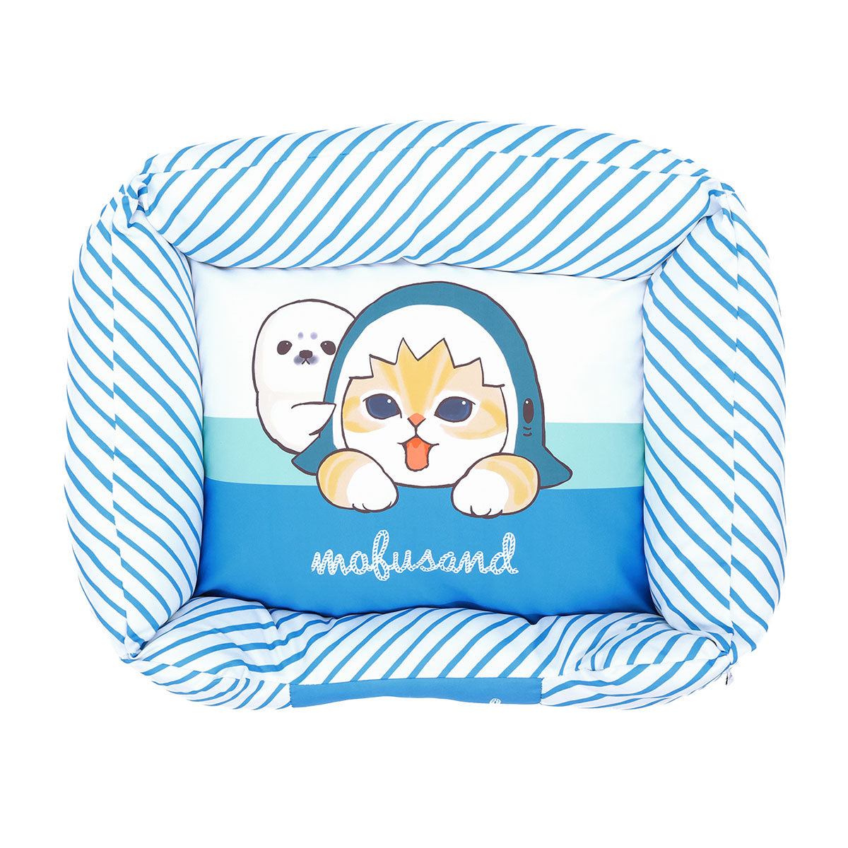 mofusand Shark Cat Cooling Pet Bed Sofa 22 x 18 in