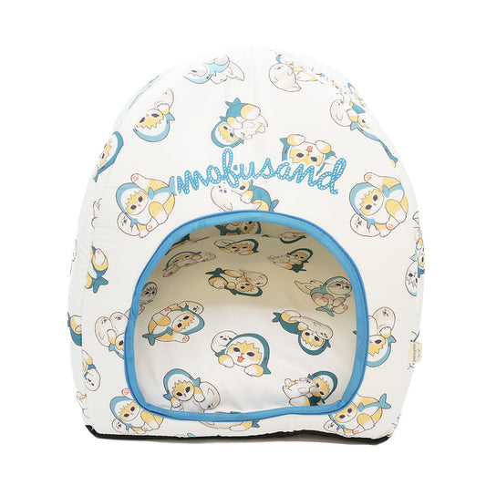 Mofusand Same-Nyan Pet Cooling Dome Bed 15.7in Polyester