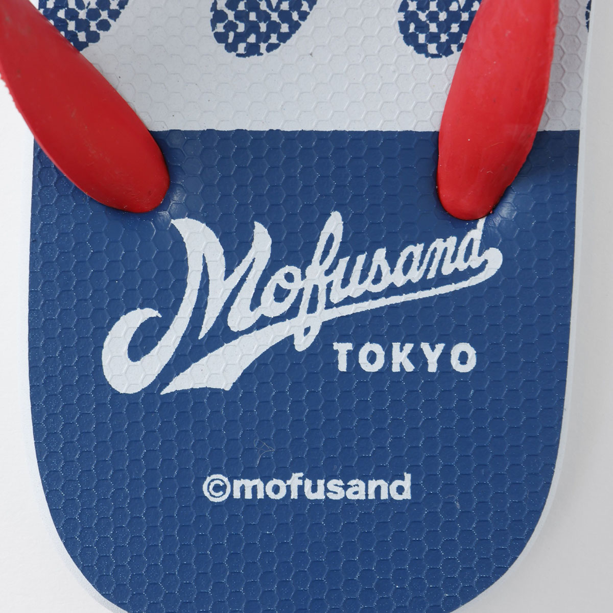 Mofusand Board Shark Surfing Club Beach Sandals Blue