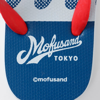 Mofusand Board Shark Surfing Club Beach Sandals Blue