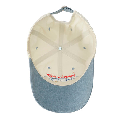 Mofusand BOARD SHARK! Baseball Cap SURFING CLUB Embroidery Pale Blue