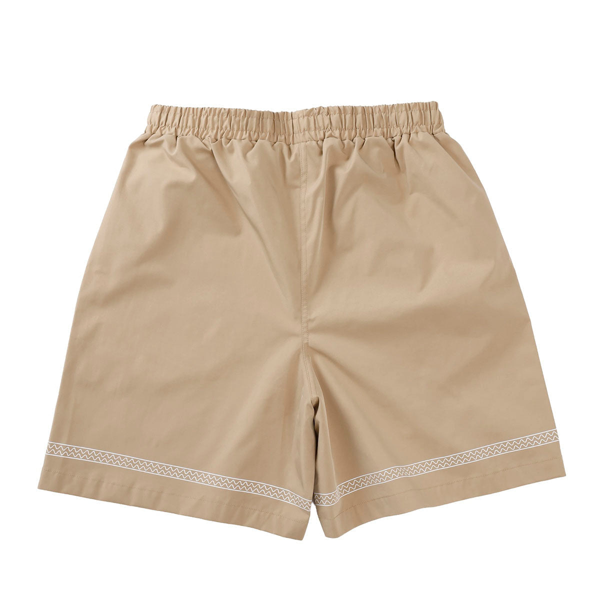 Mofusand Board Shark Print Shorts Sand Beige