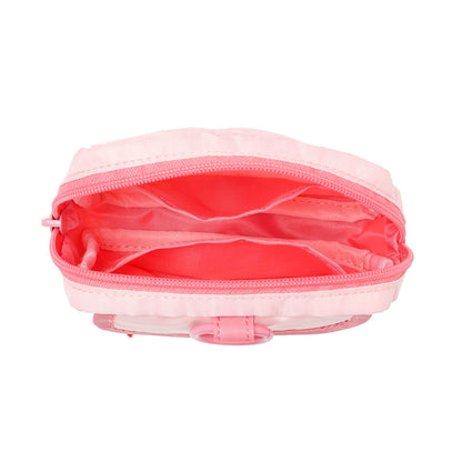mofusand Puffy Applique Pouch Usanyan Pink with Carabiner