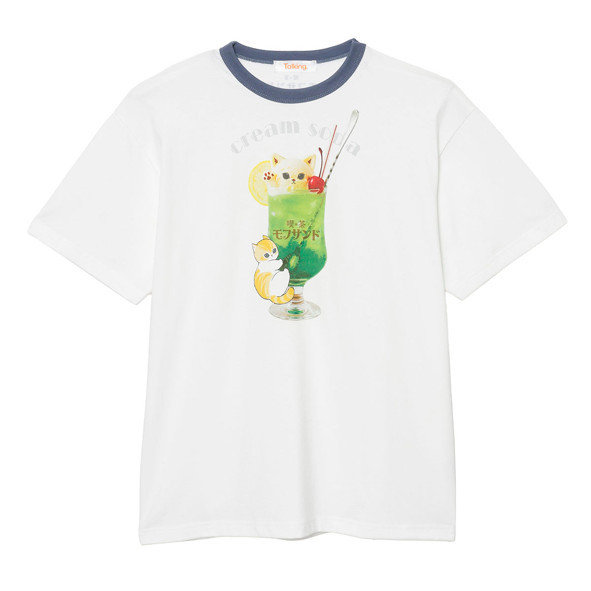 mofusand Cream Soda White T-Shirt 4570189208994