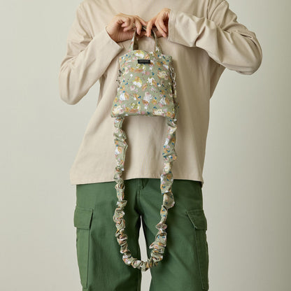 Mofusand Hibiya Kadan Scrunchie Strap Mini Bag 4570189209267