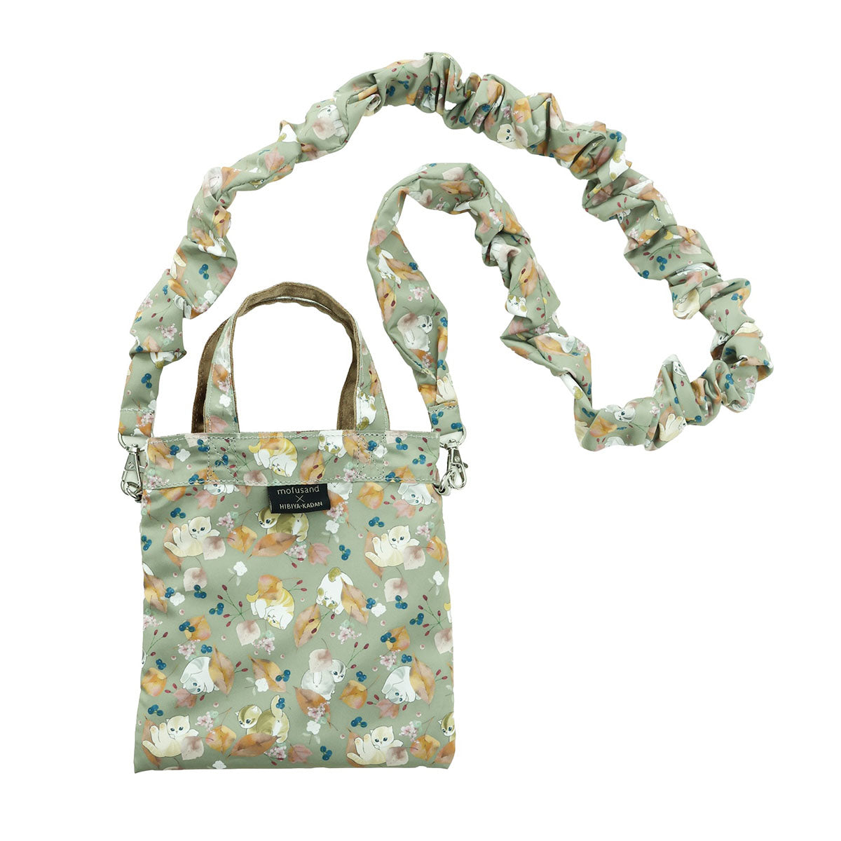 Mofusand Hibiya Kadan Scrunchie Strap Mini Bag 4570189209267