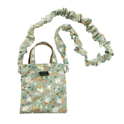 Mofusand Hibiya Kadan Scrunchie Strap Mini Bag 4570189209267