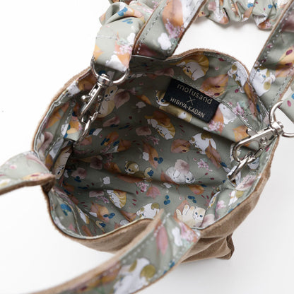 Mofusand Hibiya Kadan Scrunchie Strap Mini Bag 4570189209267