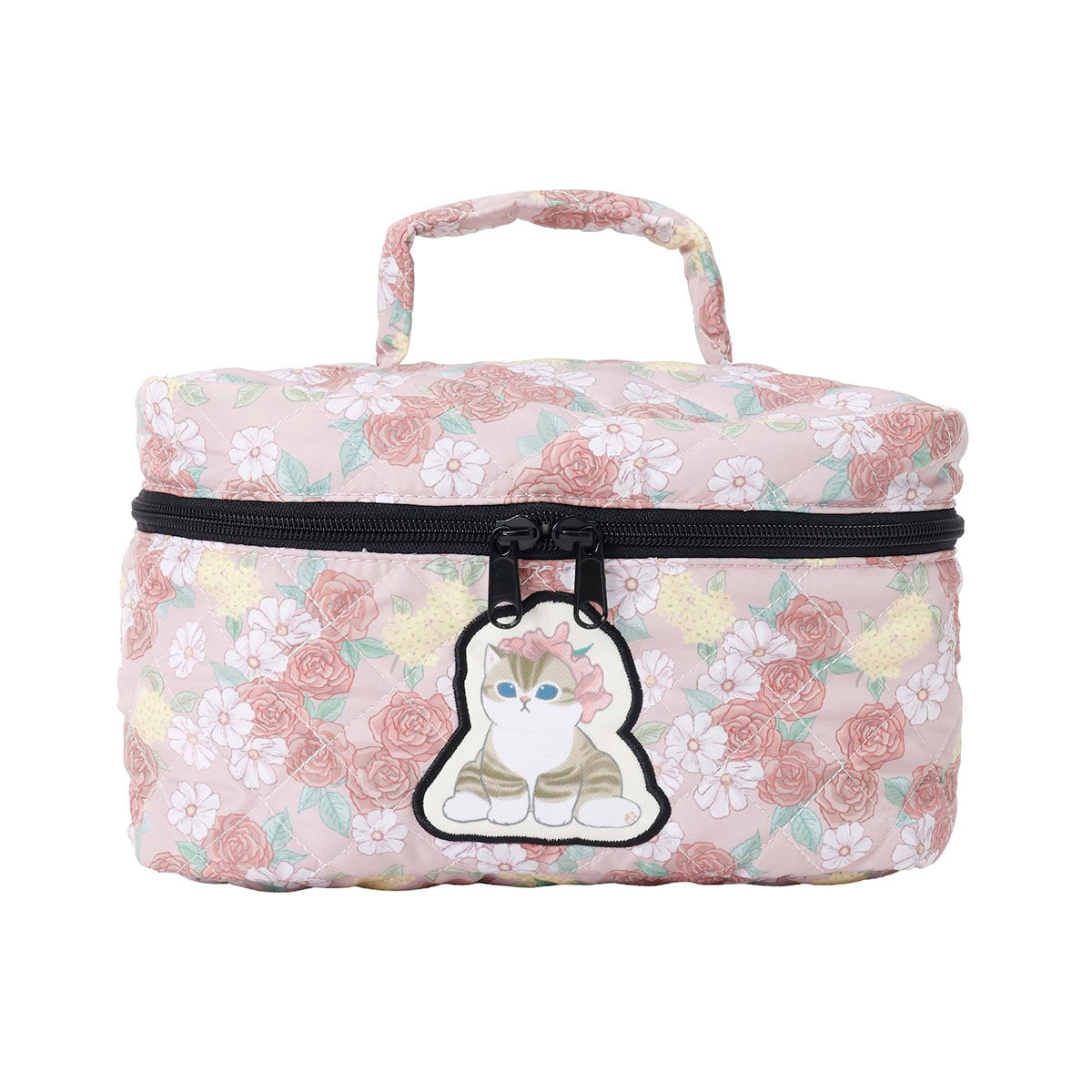 Mofusand x Hibiya Kadan Rose Pattern Vanity Pouch Pink 4570189209274