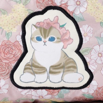 Mofusand x Hibiya Kadan Rose Pattern Vanity Pouch Pink 4570189209274