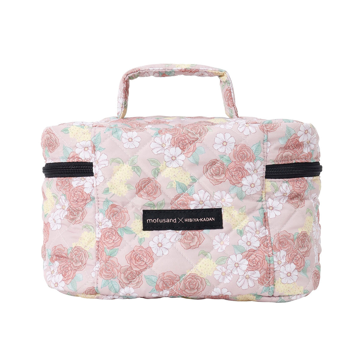 Mofusand x Hibiya Kadan Rose Pattern Vanity Pouch Pink 4570189209274