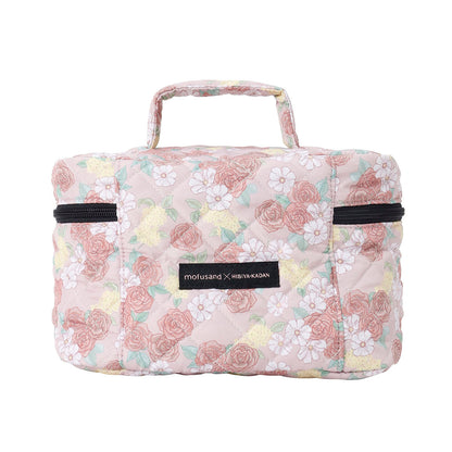 Mofusand x Hibiya Kadan Rose Pattern Vanity Pouch Pink 4570189209274