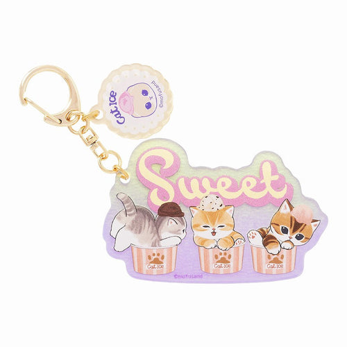 mofusand Ice Nyan Acrylic Keychain