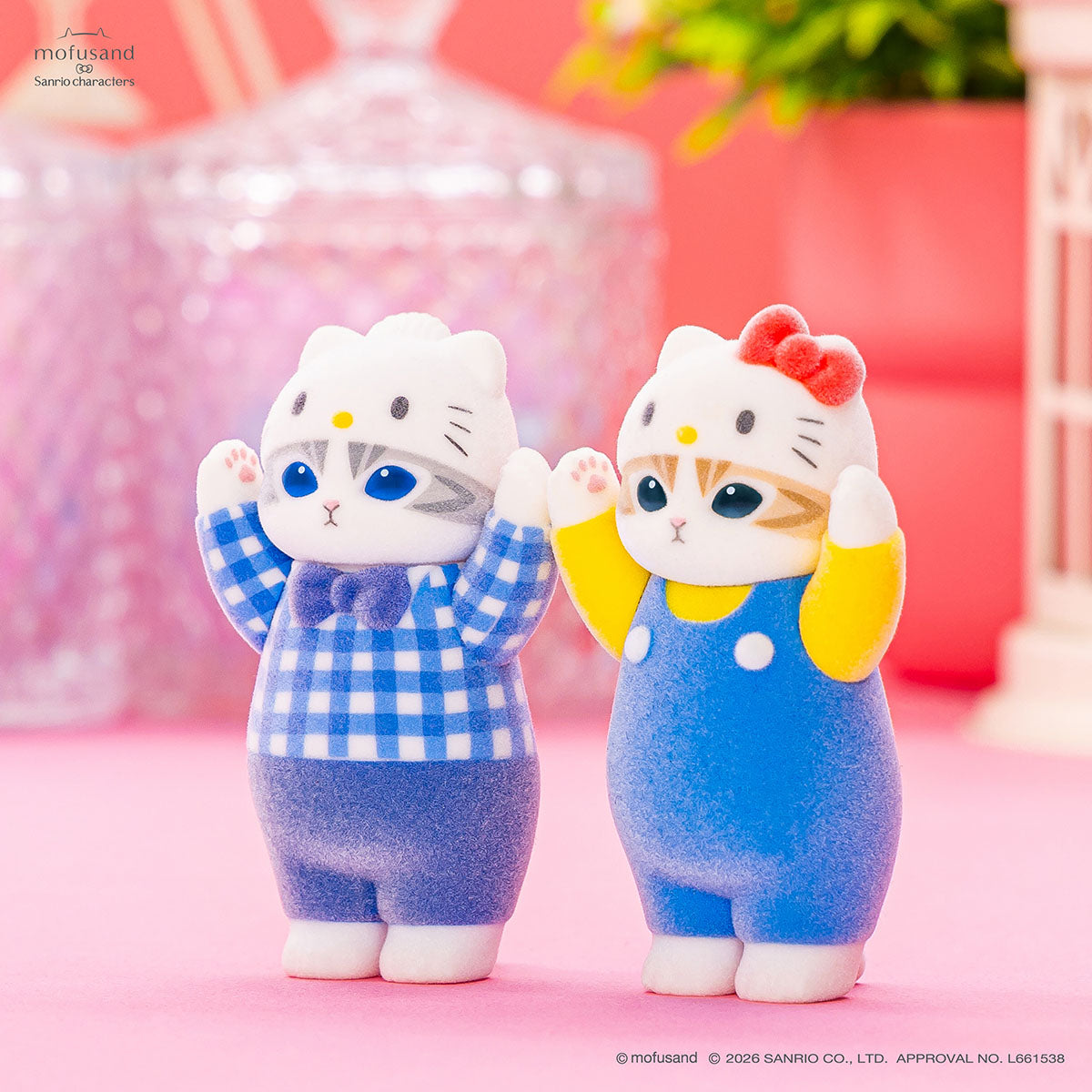 mofusand x Sanrio Characters Fluffy Flocky Figure Collection Vol. 1