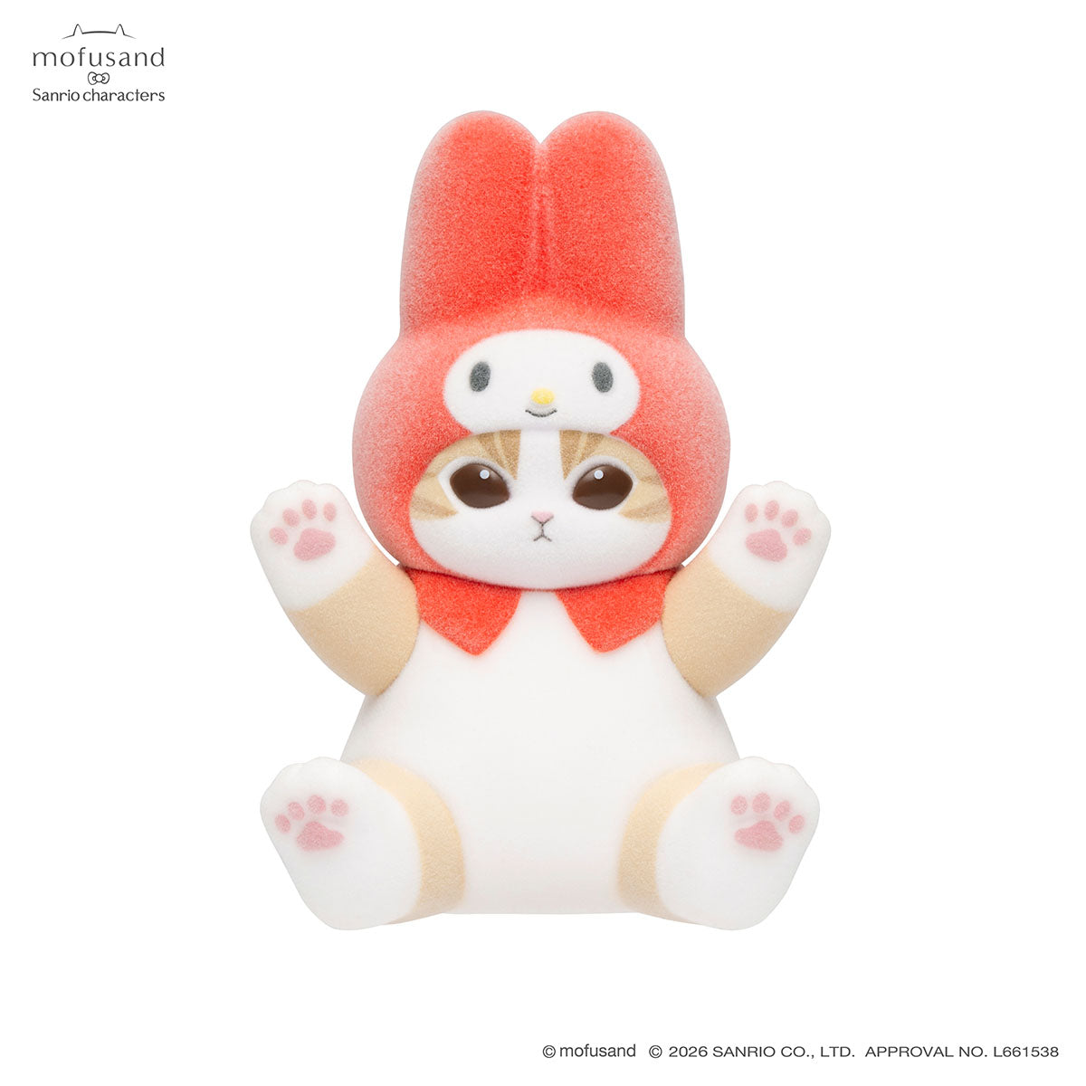 mofusand x Sanrio Characters Flocking Figure Collection Vol 2