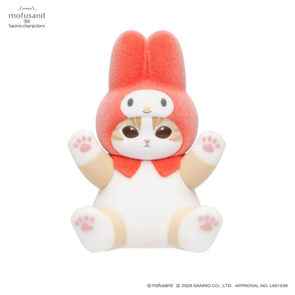 mofusand x Sanrio Characters Flocking Figure Collection Vol 2