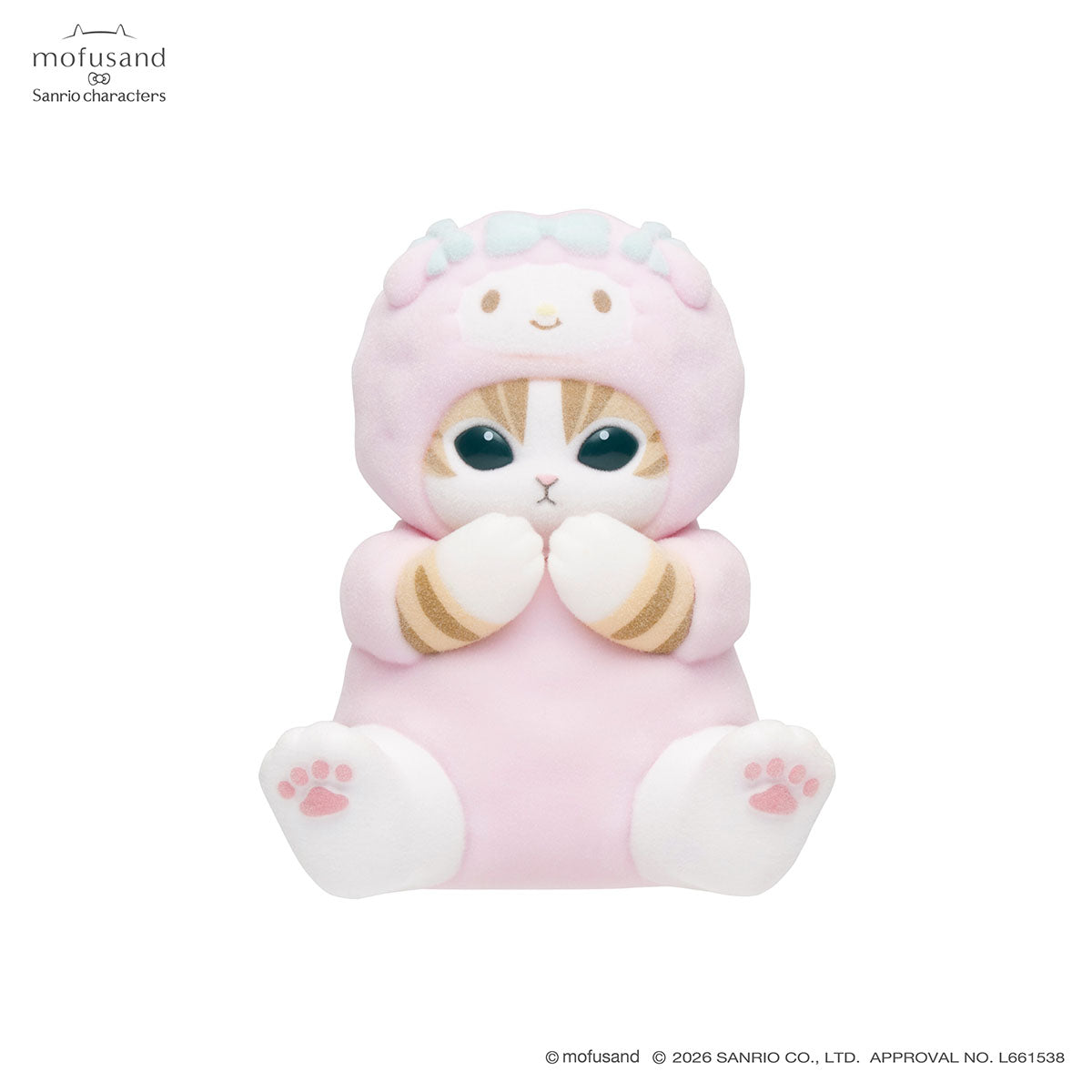 mofusand x Sanrio Characters Flocking Figure Collection Vol 2