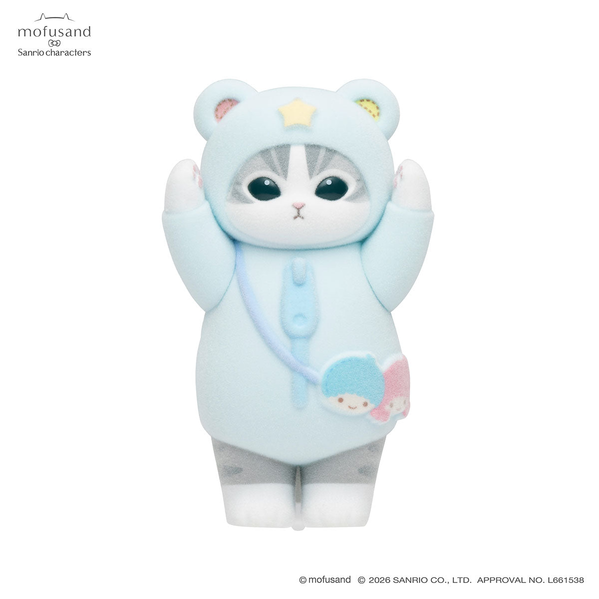 Mofusand x Sanrio Characters Flocked Figure Collection Vol. 3