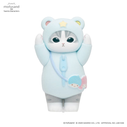 Mofusand x Sanrio Characters Flocked Figure Collection Vol. 3